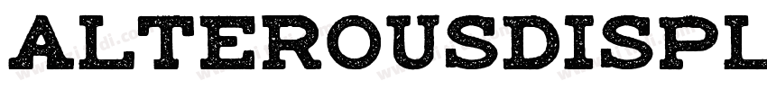 AlterousDisplay Bol字体转换
